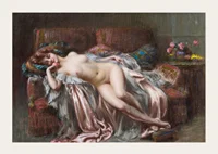 Reclining Nude with Rose by Delphin Enjolras-5