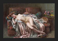 Reclining Nude with Rose by Delphin Enjolras-7