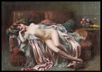 Reclining Nude with Rose by Delphin Enjolras-8