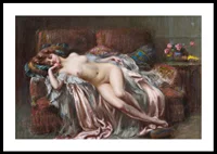 Reclining Nude with Rose by Delphin Enjolras-2