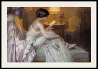 Reading At Lamp Light By Delphin Enjolras-4