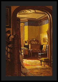 Not At Home By Eastman Johnson-6