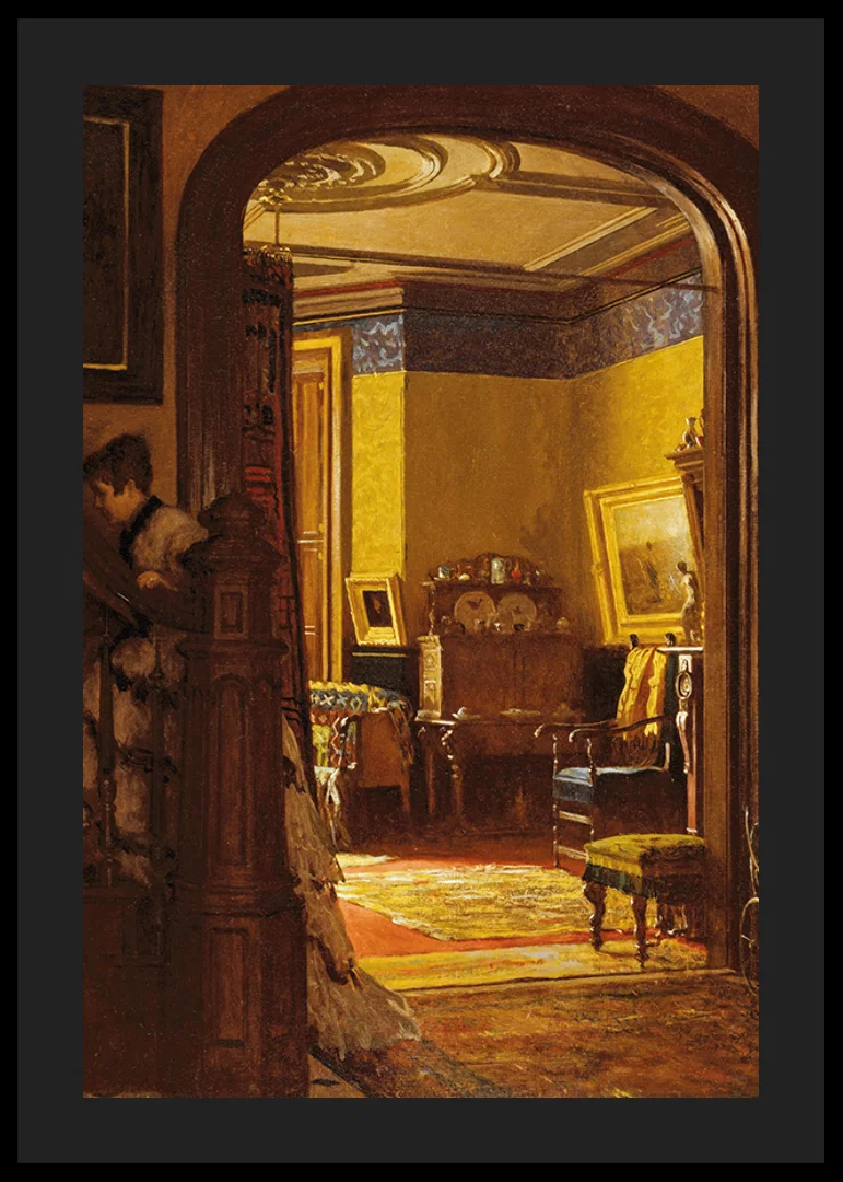 Not At Home By Eastman Johnson-12