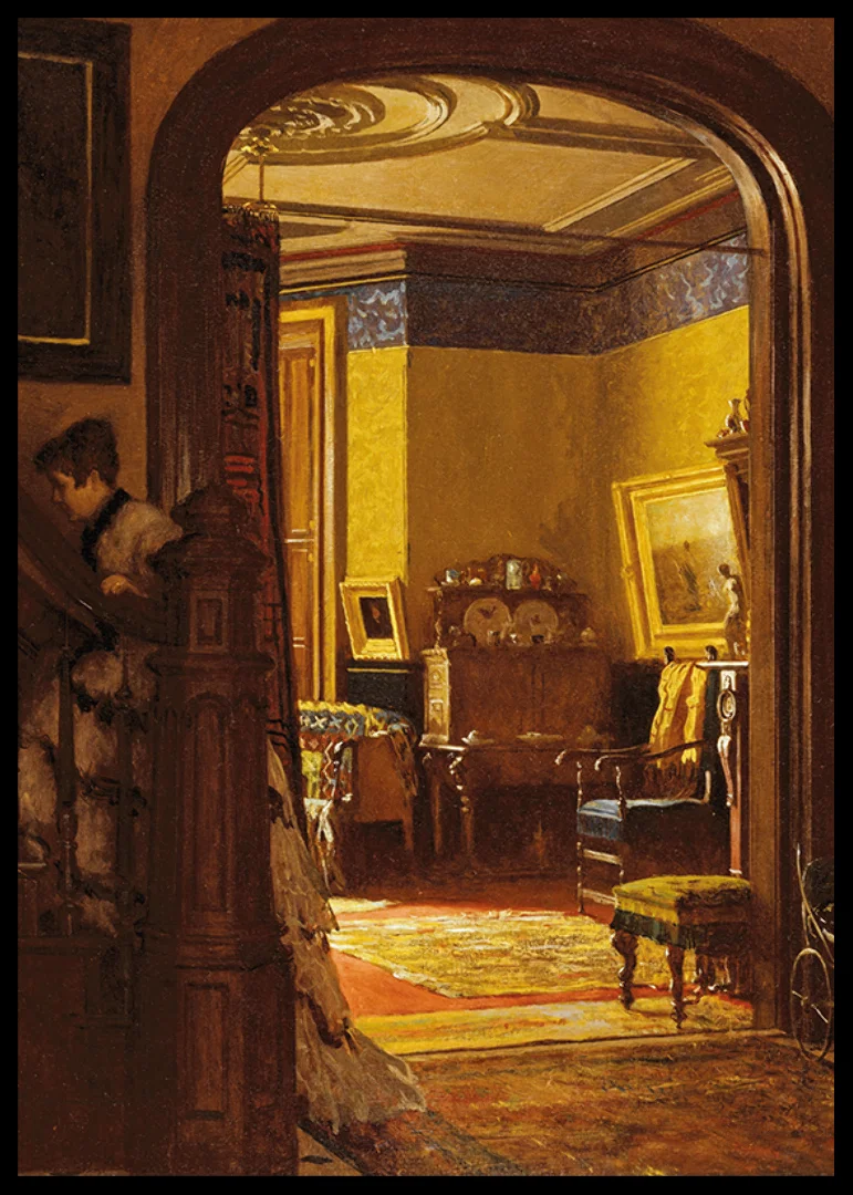 Not At Home By Eastman Johnson-12