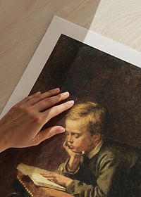 Reading Boy od Eastmana Johnsona-5
