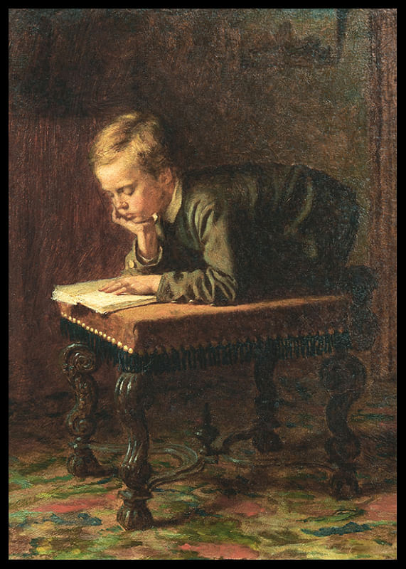 Reading Boy od Eastmana Johnsona-12