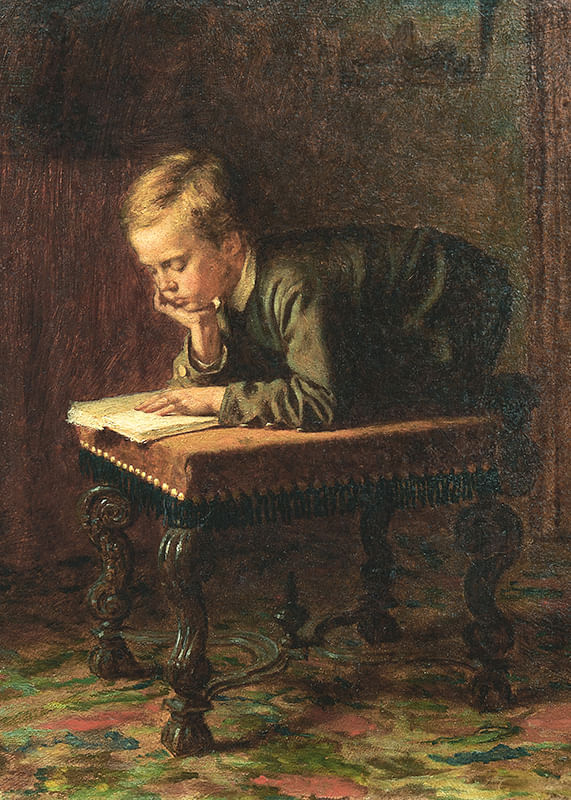 Reading Boy od Eastmana Johnsona-12