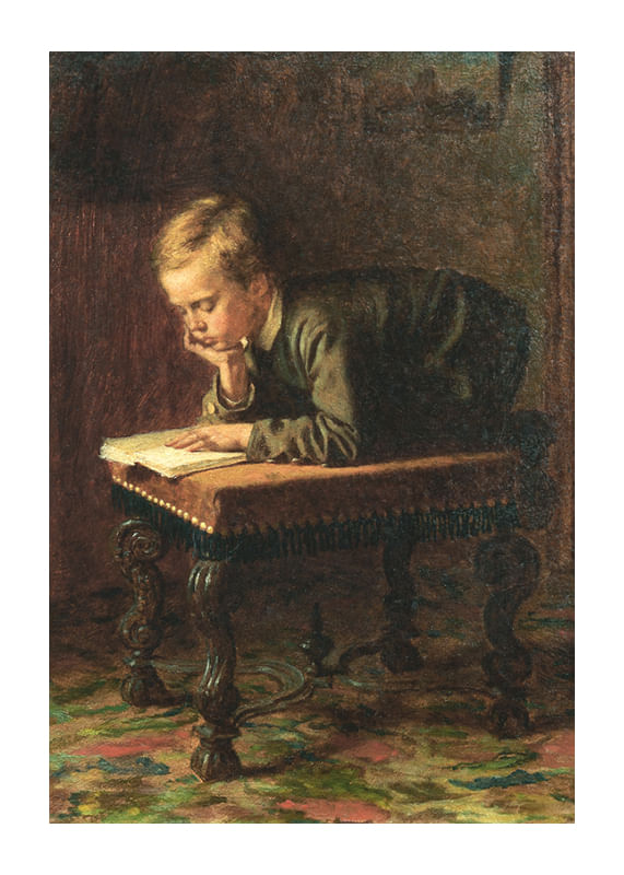 Reading Boy od Eastmana Johnsona-12