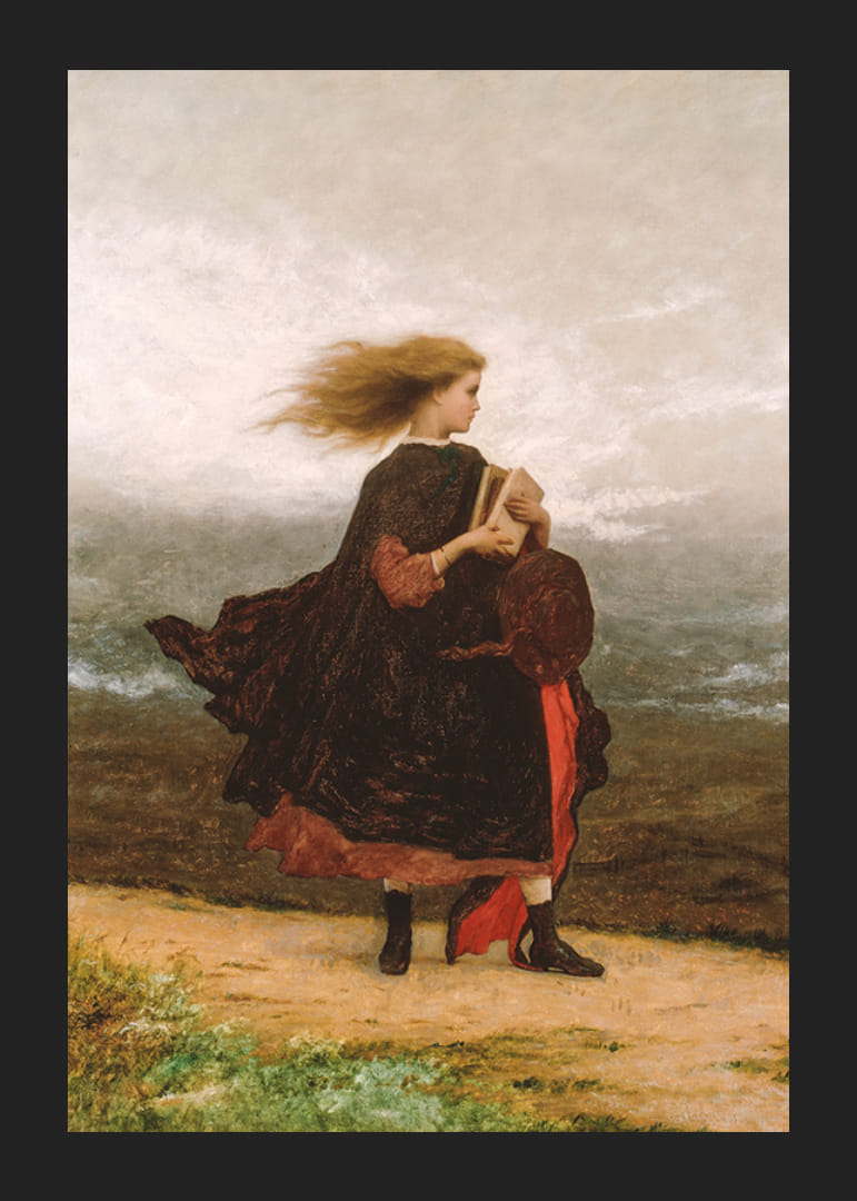 The Girl I Left Behind Me By Eastman Johnson-12