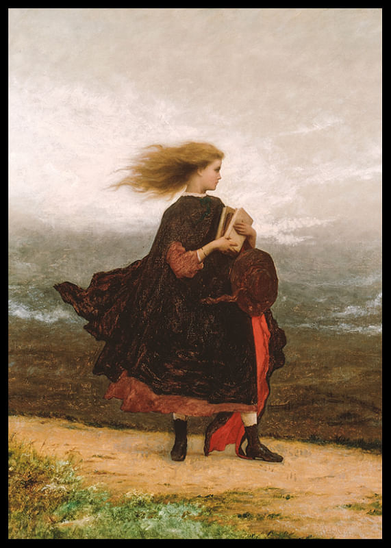 The Girl I Left Behind Me By Eastman Johnson-12