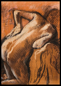 Après Le Bain, Femme S’essuyant By Edgar Degas-8