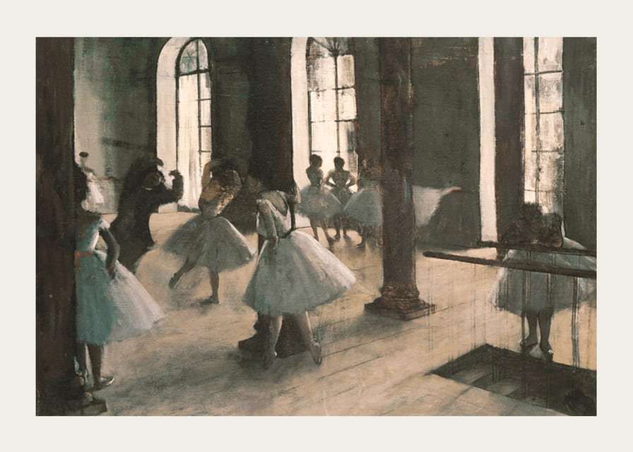 La Répétition Au Foyer De La Danse By Edgar Degas-12