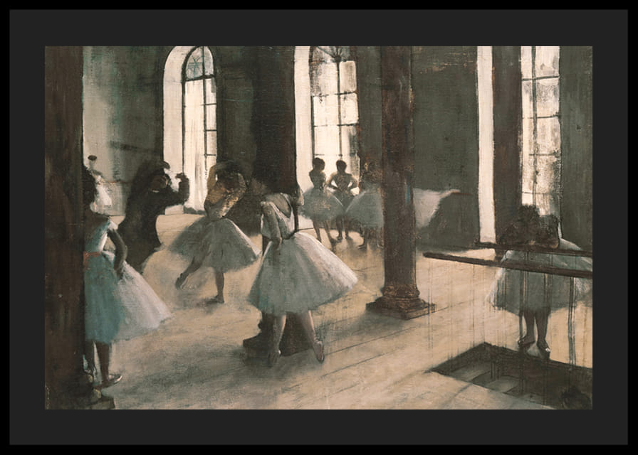 La Répétition Au Foyer De La Danse By Edgar Degas-12