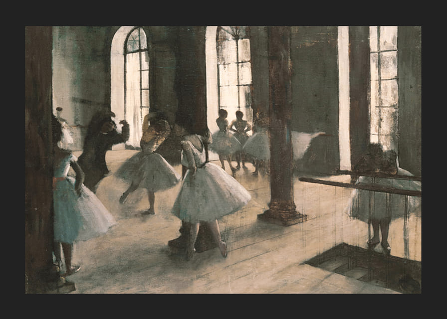 La Répétition Au Foyer De La Danse By Edgar Degas-12