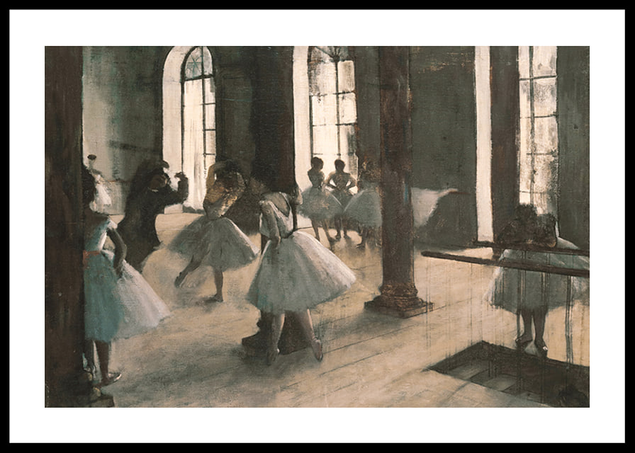 La Répétition Au Foyer De La Danse By Edgar Degas-12