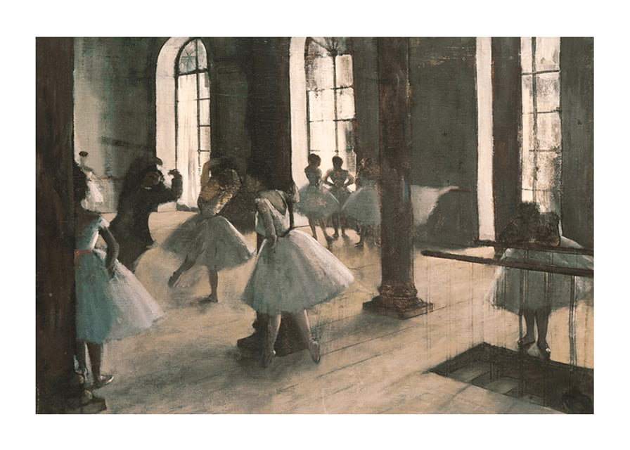 La Répétition Au Foyer De La Danse By Edgar Degas-12