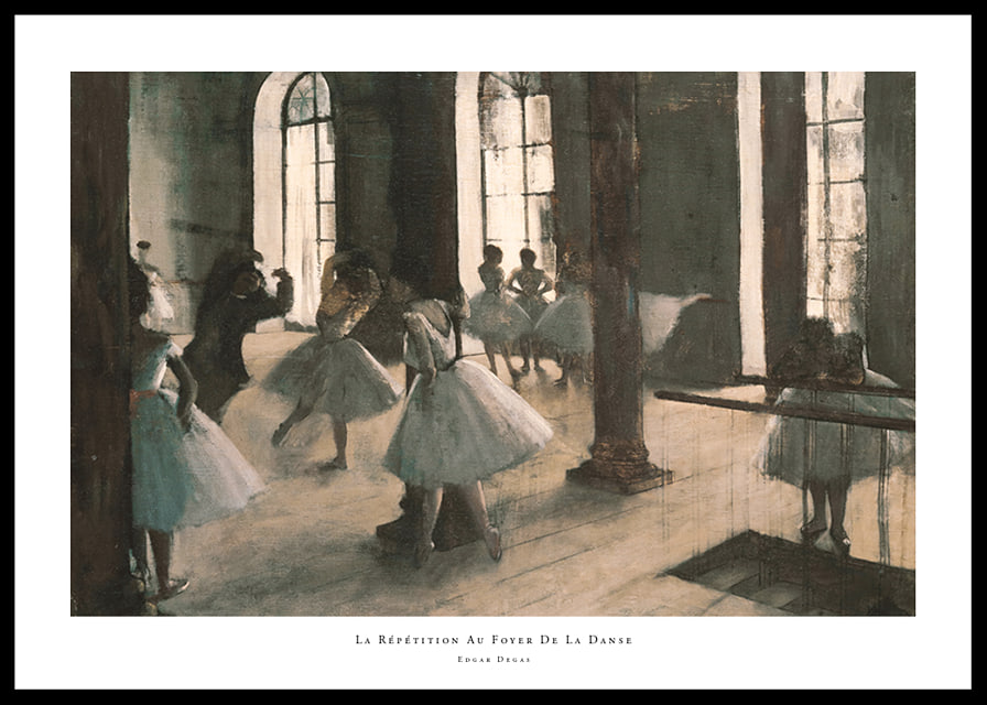 La Répétition Au Foyer De La Danse By Edgar Degas-12