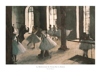 Poster La Répétition Au Foyer De La Danse By Edgar Degas