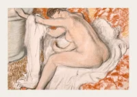 La Sortie Du Bain By Edgar Degas-5