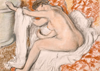 The Exit Of The Bath By Edgar Degas-9