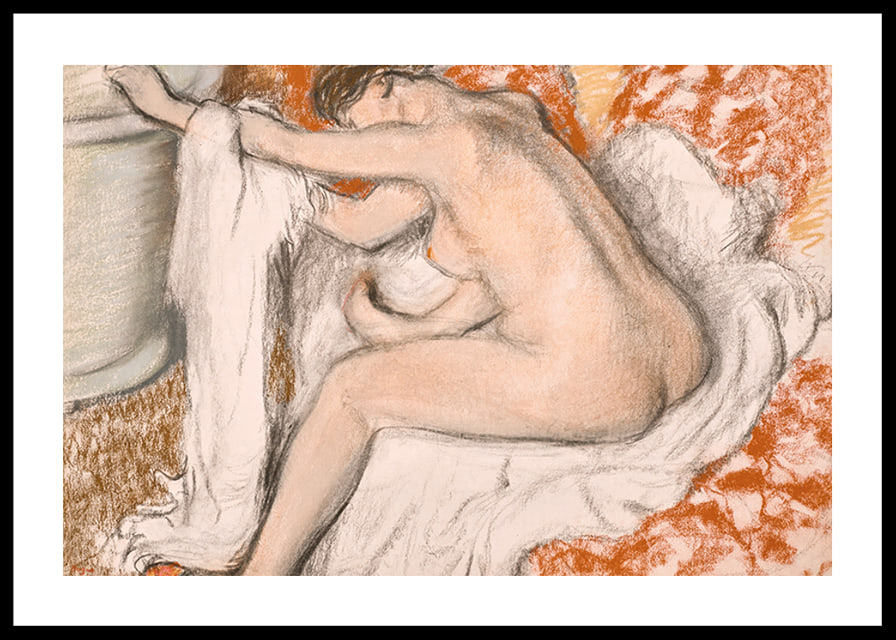 The Exit Of The Bath By Edgar Degas-12