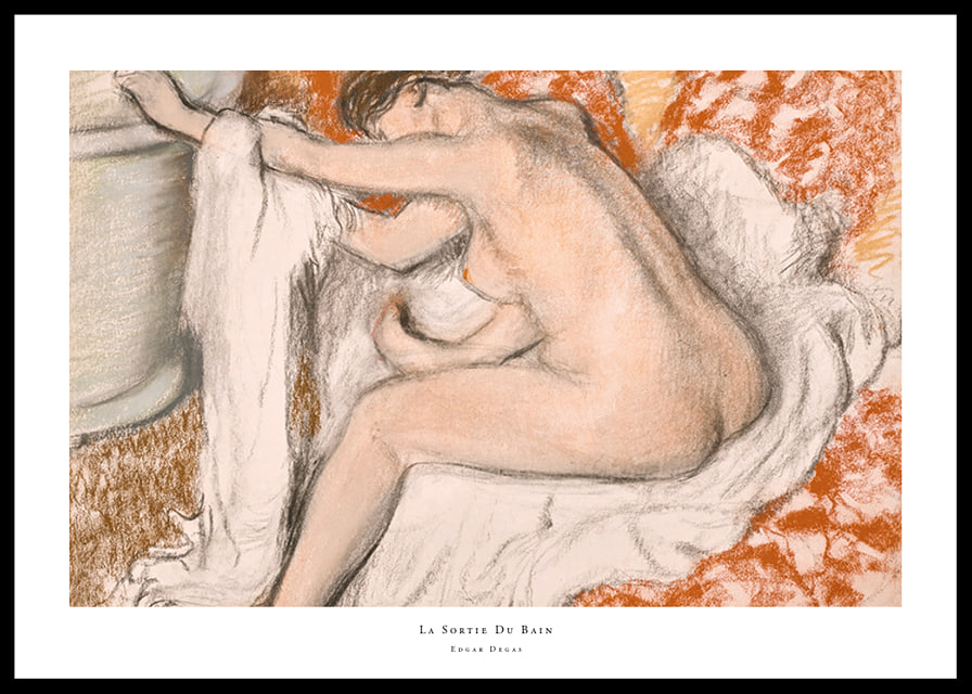 The Exit Of The Bath By Edgar Degas-12
