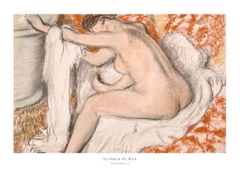 Poster La Sortie Du Bain By Edgar Degas