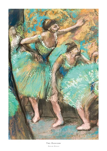 Poster The Dancers By Edgar Degas