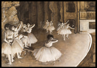 The Rehearsal Of The Ballet On Stage By Edgar Degas-8