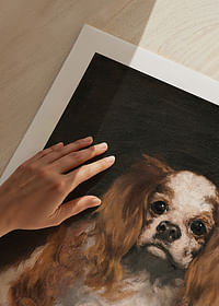 Een King Charles Spaniel door Edouard Manet-5