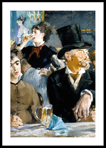 Juliste Berthe Morisot With A Bouquet Of Violets By Edouard Manet