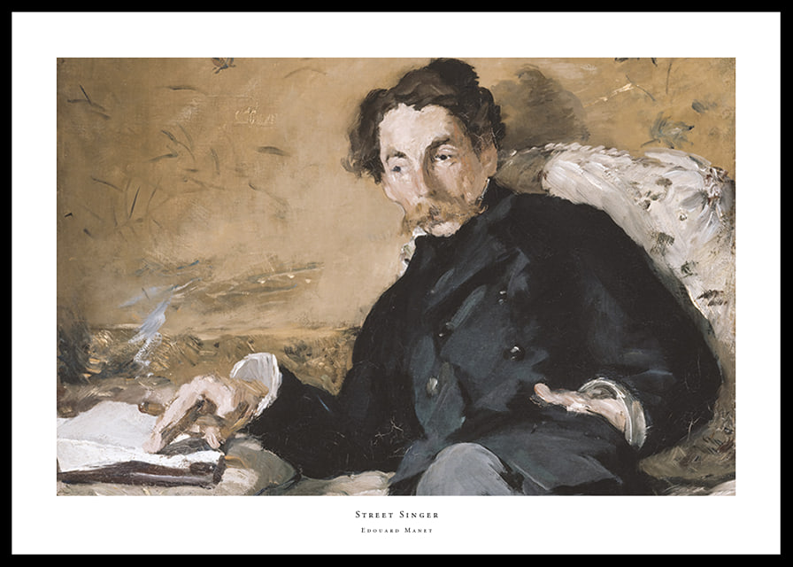 Street Singer By Edouard Manet-12