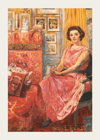 Madame Reine Bénard av Edouard Vuillard-5