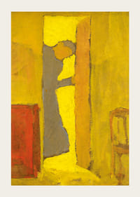 Umelcova matka otvára dvere Edouard Vuillard-5