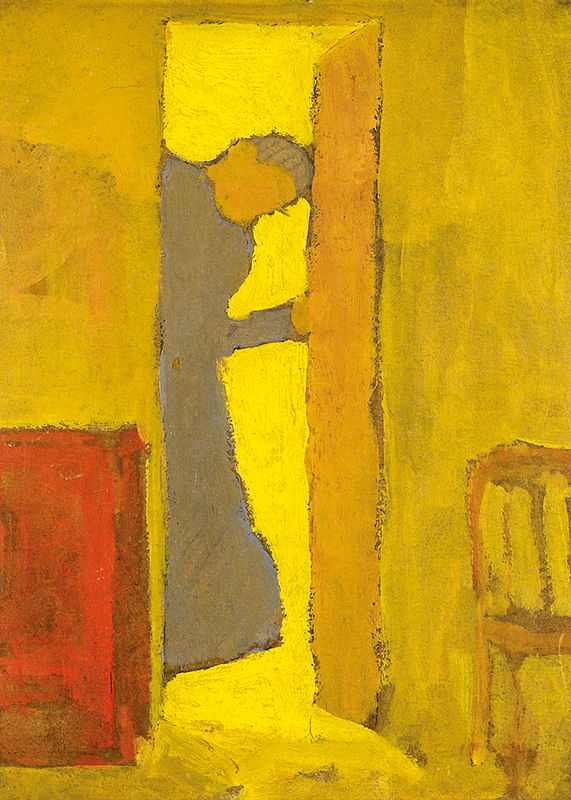 A művész anyja ajtót nyit – Edouard Vuillard-12