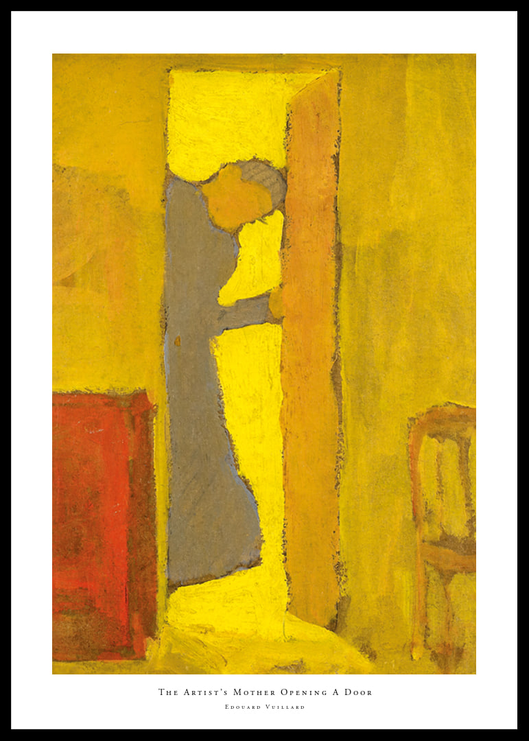 The Artist’s Mother Opening A Door By Edouard Vuillard-12