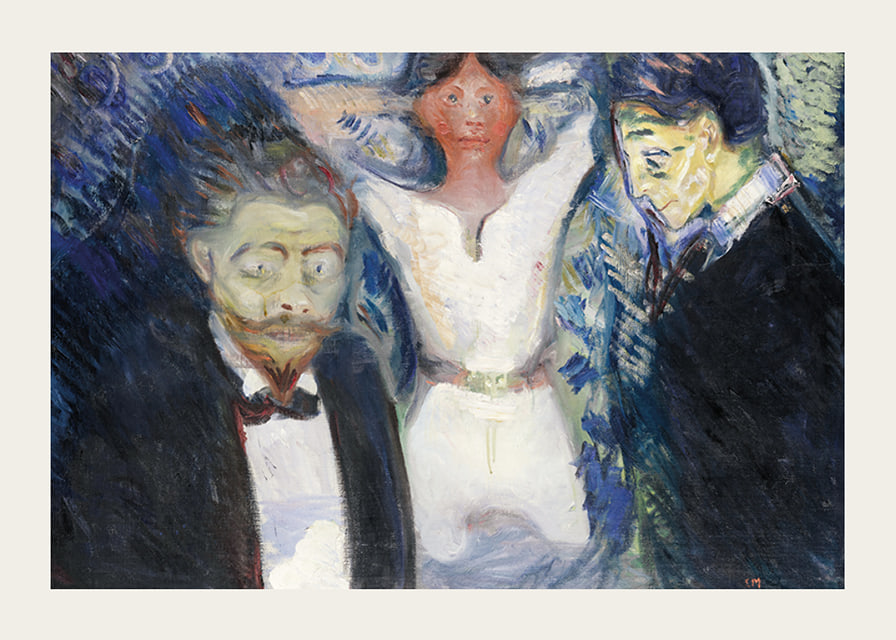 Jealousy By Edvard Munch-12