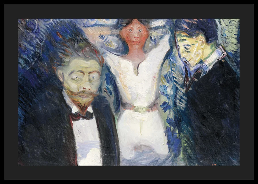 Jealousy By Edvard Munch-12