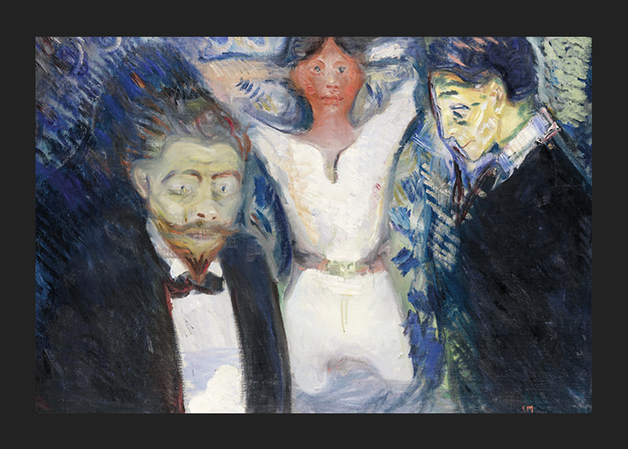 Jealousy By Edvard Munch-12