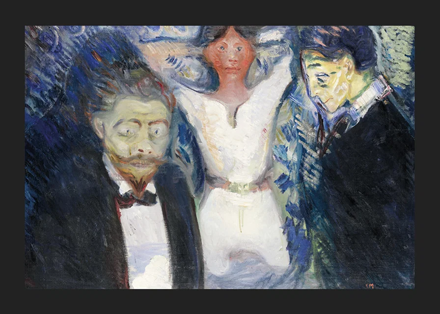 Jealousy By Edvard Munch-12
