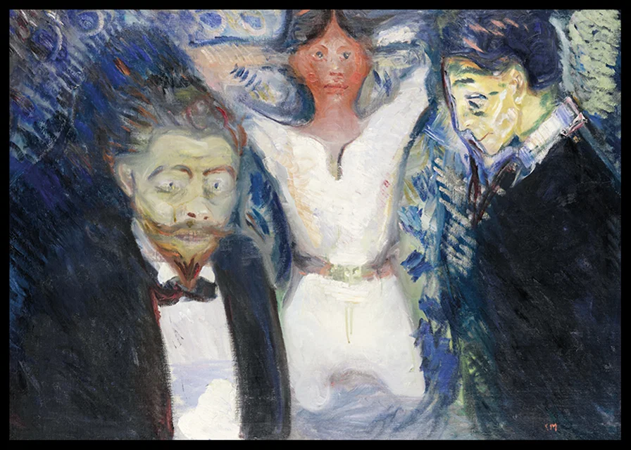 Jealousy By Edvard Munch-12