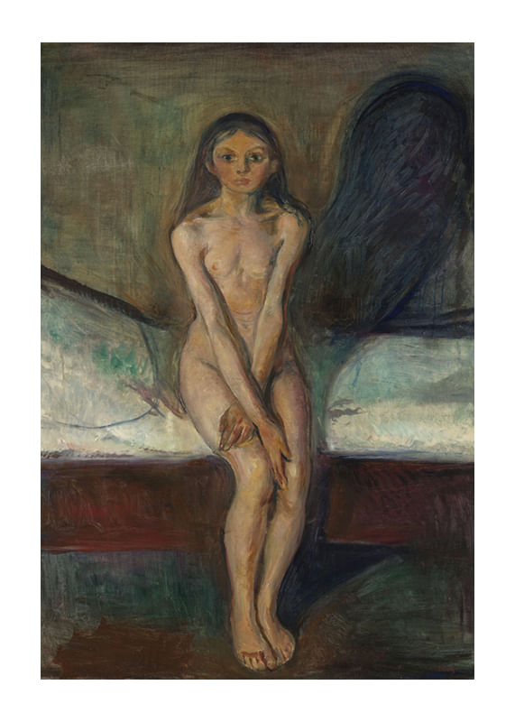 Plagát Puberty By Edvard Munch