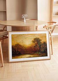 Zonsondergang door Edward Mitchell Bannister-4