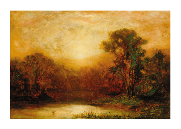 Plagát Sunset By Edward Mitchell Bannister