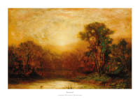 Sunset By Edward Mitchell Bannister-1