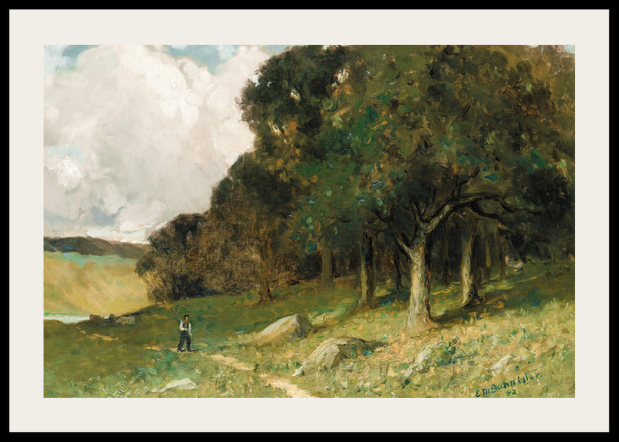 Man On Path By Edward Mitchell Bannister-12