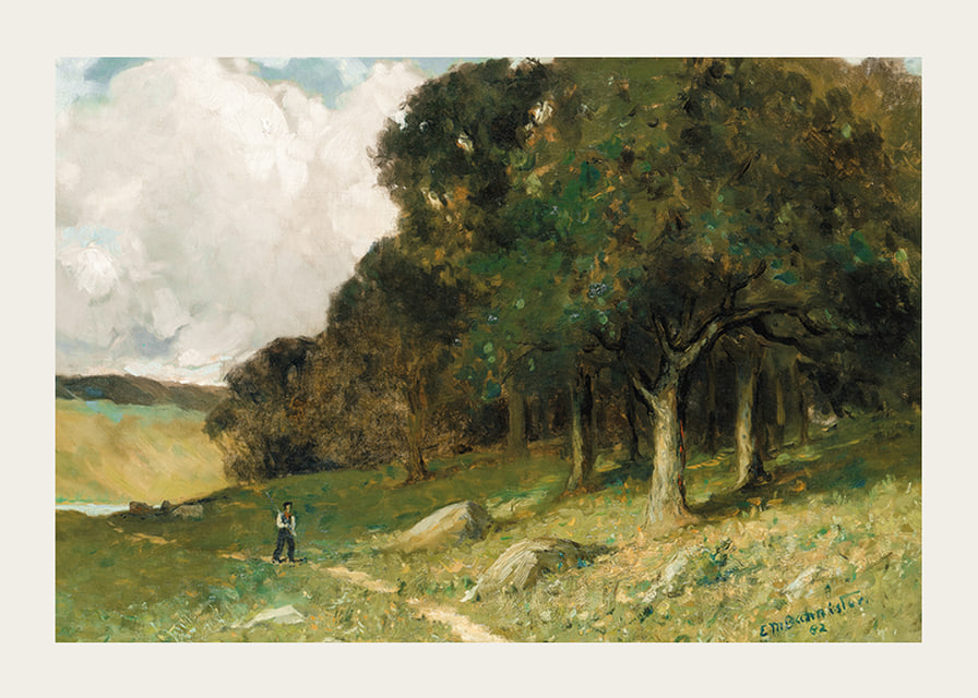 Man On Path By Edward Mitchell Bannister-12