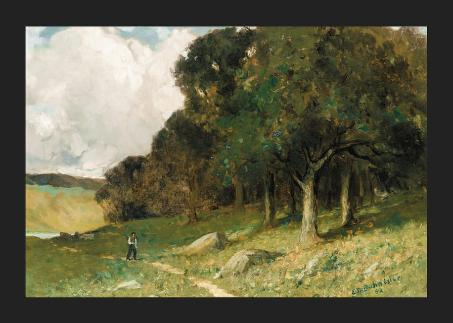 Man On Path By Edward Mitchell Bannister-12