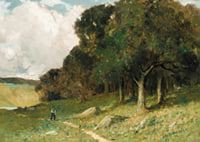Man On Path By Edward Mitchell Bannister-9