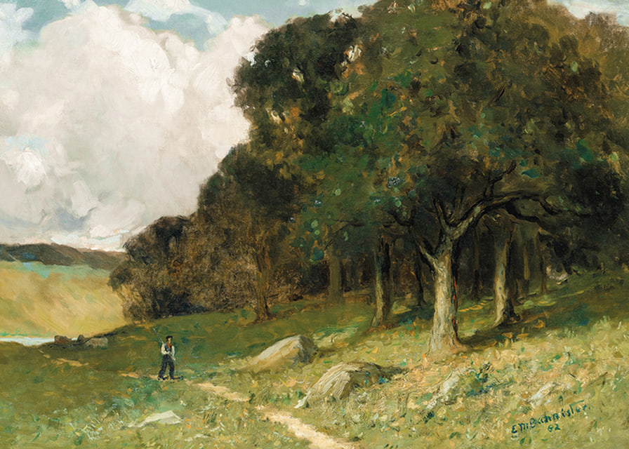 Man On Path By Edward Mitchell Bannister-12